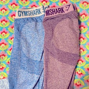 2 pairs of size Medium Gymshark leggings